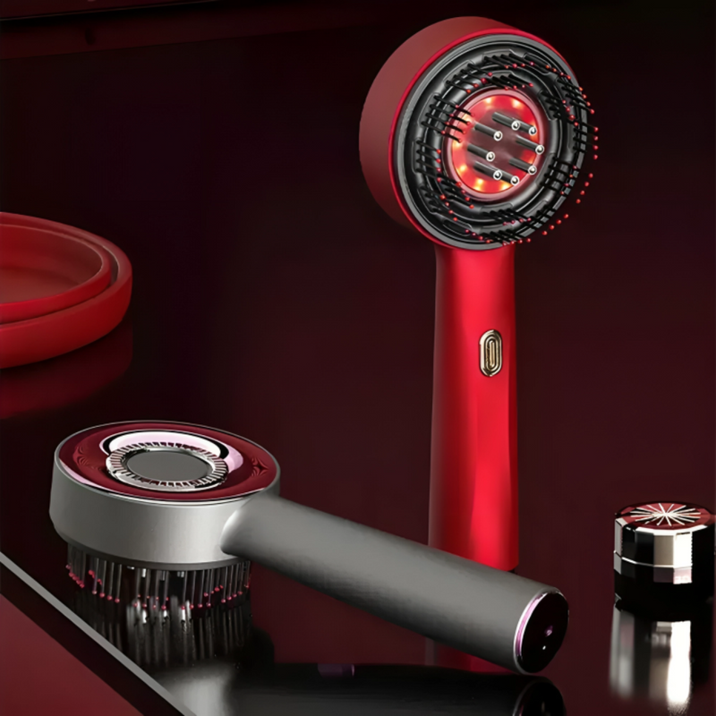 Red Light Therapy Massage Brush